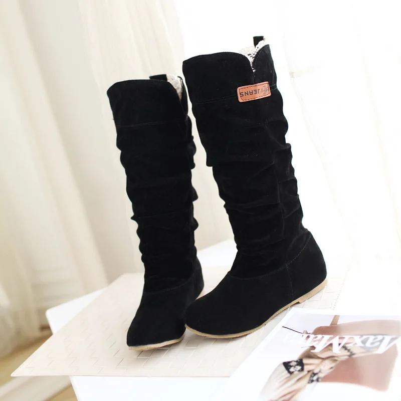 2026 New Mid-tube Snow Boots H - Pipe Bending Spring recension och pris