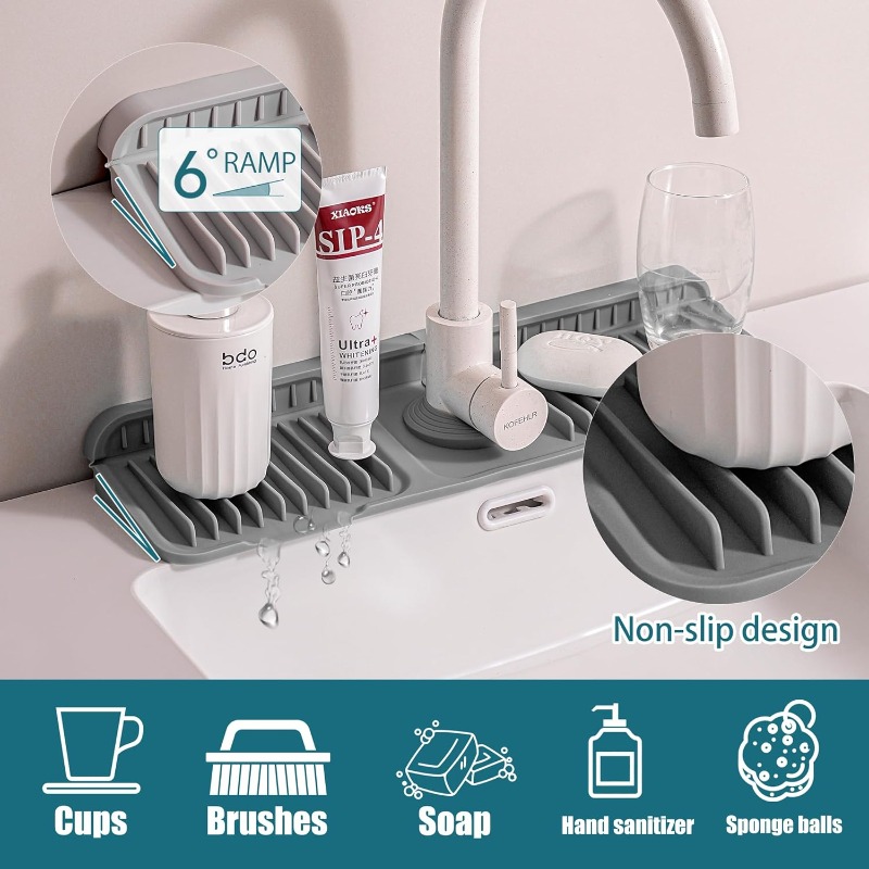 Kitchen Silicone Faucet Splash - Silicone Tap Washer recension och pris