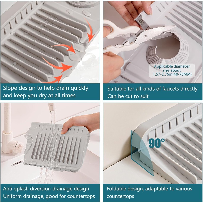 Kitchen Silicone Faucet Splash - Silicone Tap Washer recension och pris