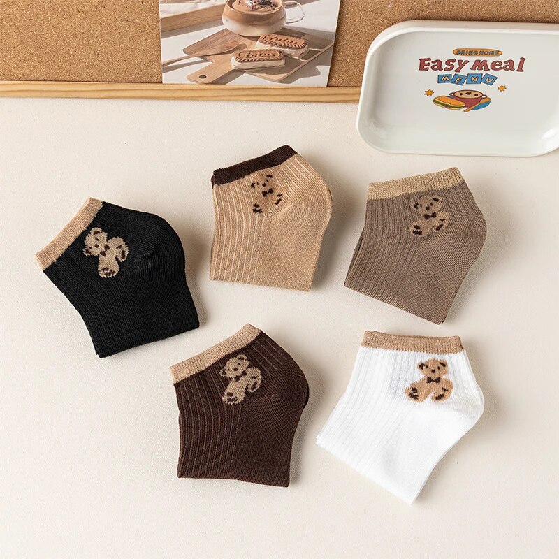 5 Pairs of Cute Teddy Bear WOM - Pipe Bending Spring recension och pris