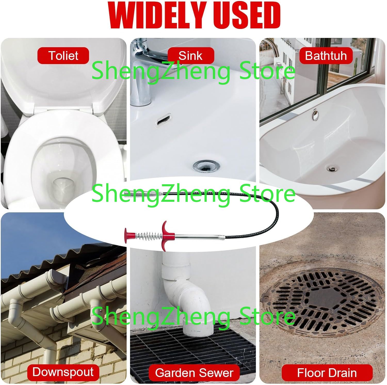 1Pcs Drain Snake Hair Drain Cl - Drain Snake Flexible recension och pris