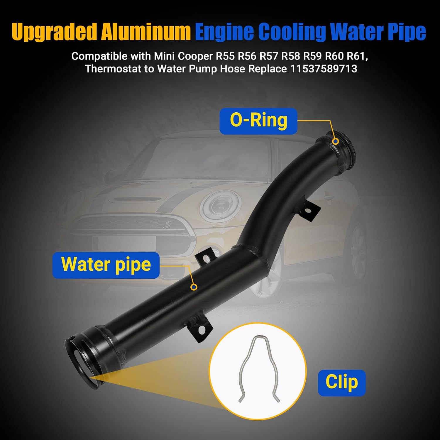 Car Engine Coolant Water Pump  - Plastic Pipe Clip recension och pris