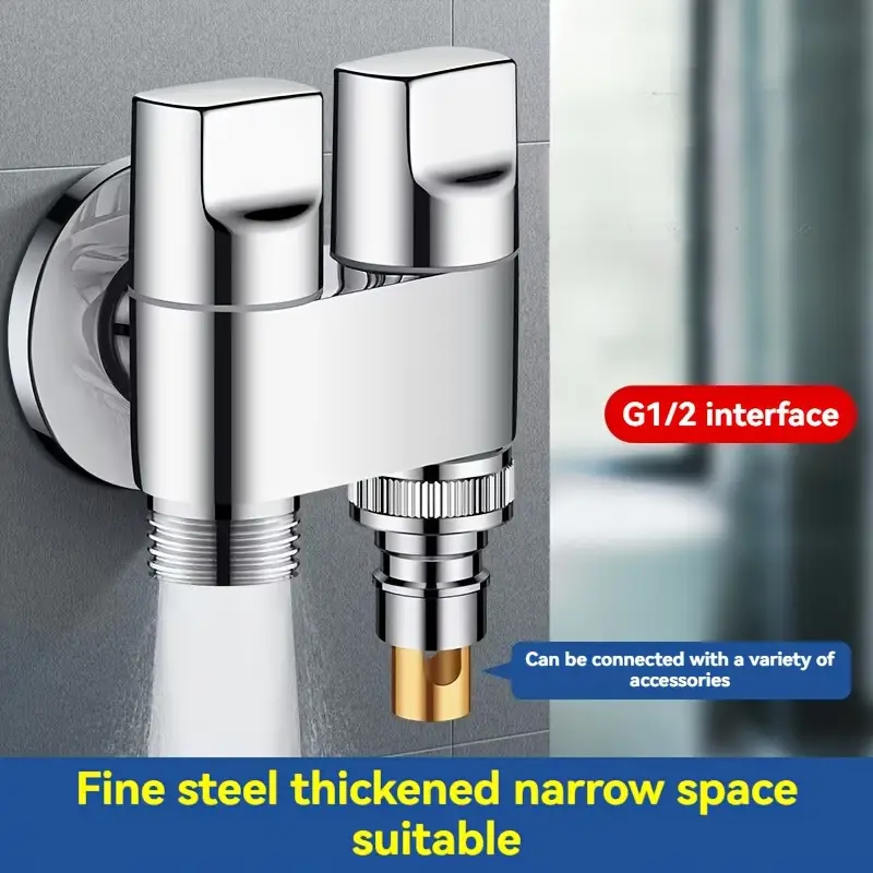 Stainless steel double outlet  - Toilet Fill Valve recension och pris