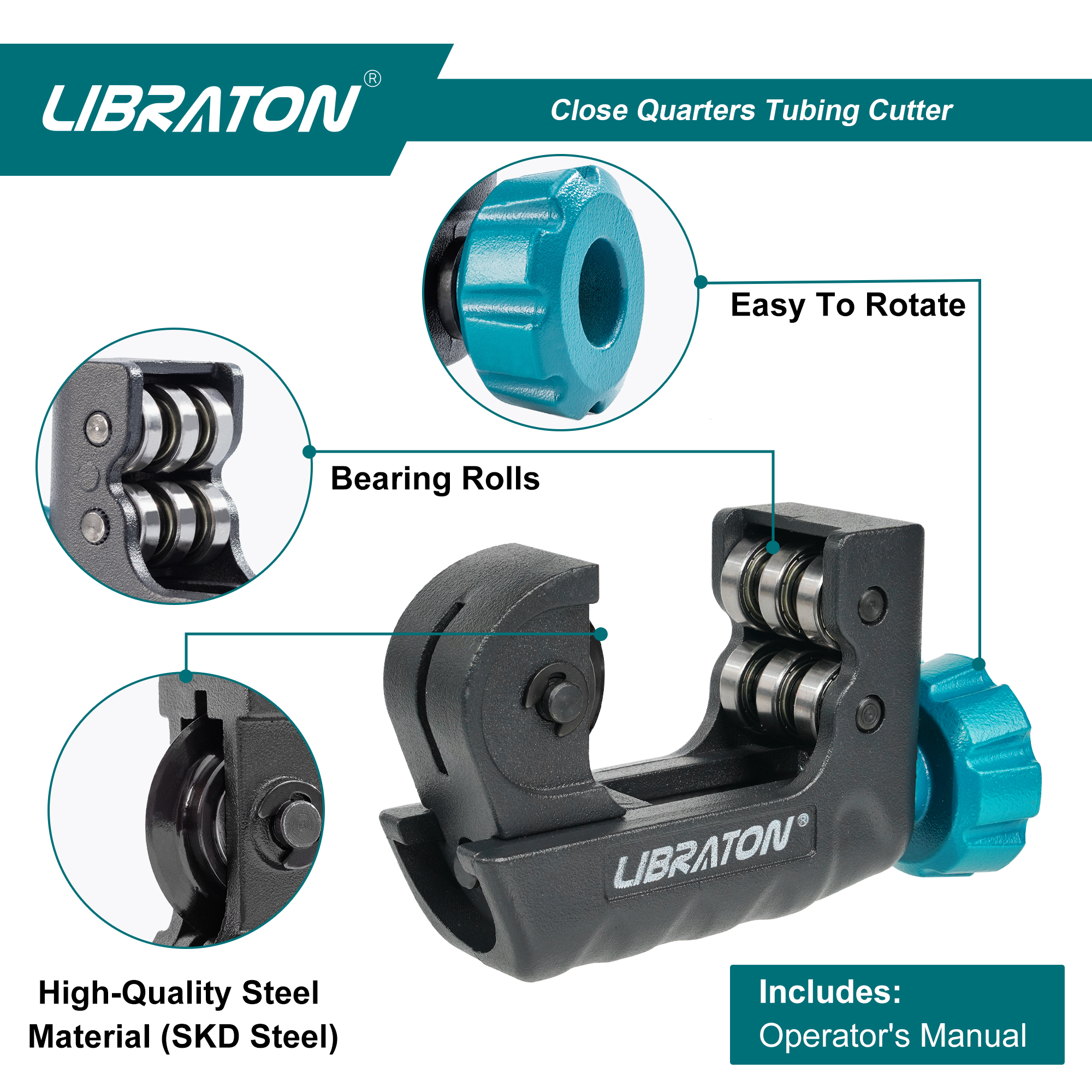 Libraton Tubing Cutter 4mm to  - Pipe Cutter Ratchet recension och pris