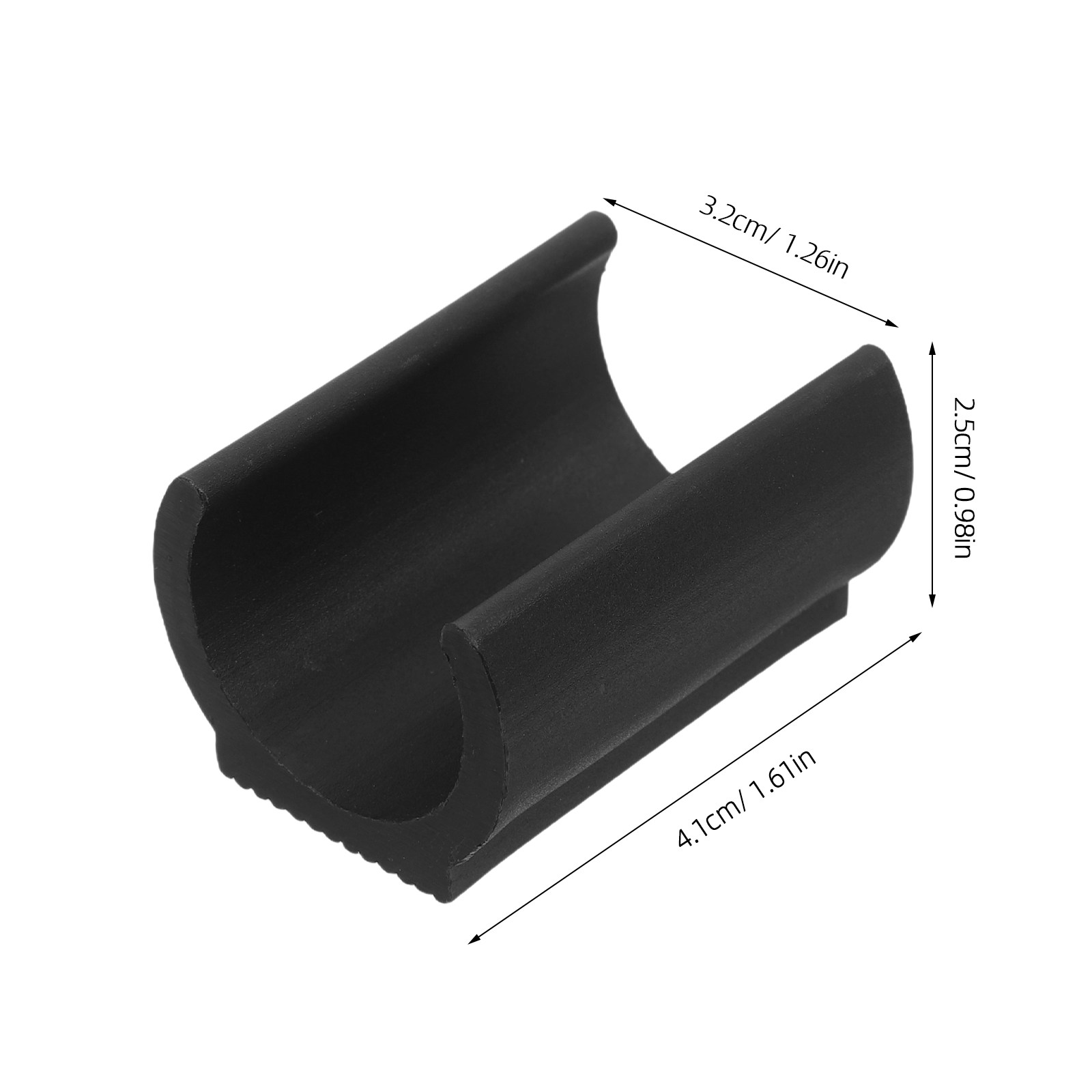 20Pcs Chair Pipe Clamp Black P - Plastic Pipe Clip recension och pris