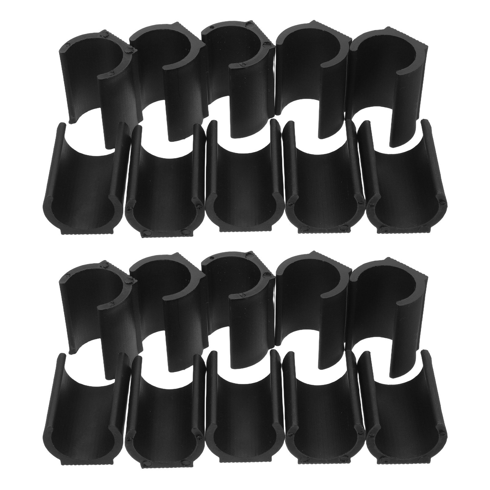 20Pcs Chair Pipe Clamp Black P - Plastic Pipe Clip recension och pris